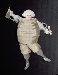 Ausschnitt von Louis Riqueti, Viscount von Mirabeau, genannt Mirabeau-Tonneau, ca. 1790