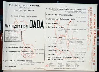 Dada Manifestation, ca. 1921