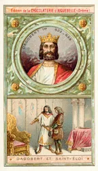 Dagobert I. und St. Eloi, 7. Jahrhundert