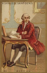 David Garrick in der Stadt Saint-Denis
