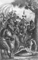 Tod von Bayard (Gravur)