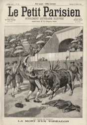 Tod des spanischen Stierkämpfers El Tito, Perpignan, Frankreich
