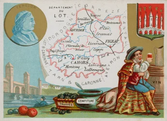 Departement Lot in Südwestfrankreich