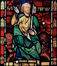 Darstellung von St. Petrus: aus der Kapelle des Schlosses, Rouen?