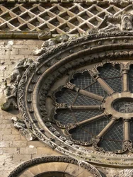Das Rad der Fortuna an der Nordfassade