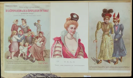 Entvölkerung und Wiederbevölkerung in Frankreich, Broschüre von Arthur Le Creps gegen den Malthusianismus, 1895