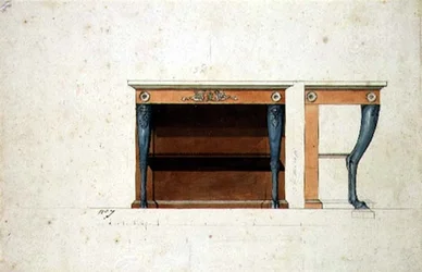 Entwurf für einen Directoire-Konsolentisch (um 1795)