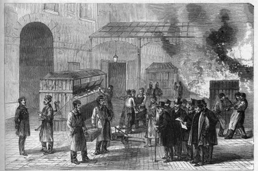 Zerstörung von aus dem Verkehr gezogenen Banknoten bei der Banque de France