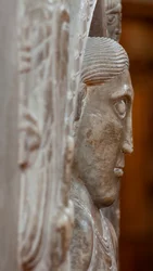 (Detail) Christus in Majestät, der Wandelgang