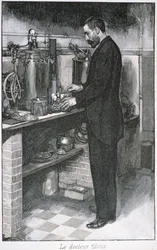 Dr. Pierre Emile Roux (1853-1933) aus La Revue Illustré, 1. Oktober 1894