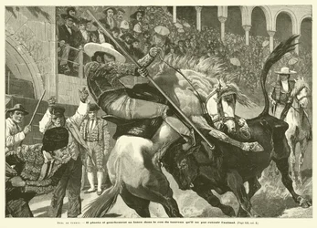 Duell der Frauen (Gravur)