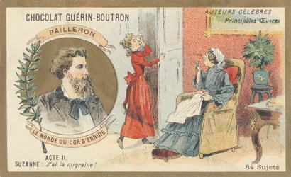 Edouard Pailleron (1834-1899), französischer Dramatiker, Dichter und Journalist, Autor von „Le monde où l
