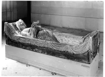 Grabfigur von Eleonore von Aquitanien (ca. 1122-1204) Königin von Frankreich, dann von England