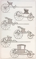 Leichte französische Kutschen des 18. Jahrhunderts, 1875