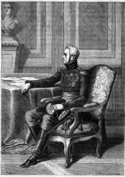 Friedrich VI. von Dänemark - Porträt von Friedrich VI., König von Dänemark (1768-1839) - in „Geschichte des Reiches nach der Geschichte des Konsulats“ von Adolphe Thiers - 1879