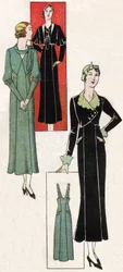 Französische Damenmode