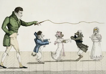 Modische Hunde, Tafel 35 aus Le Bon Genre, 1808