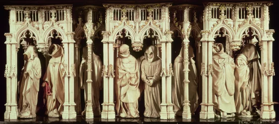 Figuren von Mönchen aus dem Grab von Philipp dem Kühnen, Herzog von Burgund (1342-1404)