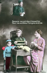 Patriotische Postkarte aus dem Ersten Weltkrieg
