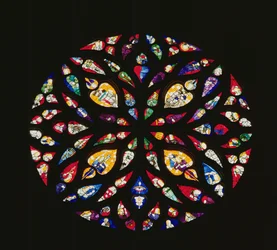 Flamboyant-Rosettenfenster