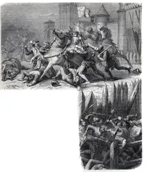 Florenz erhebt sich (der Krieg der „Acht Heiligen“) gegen die Rückkehr des Heiligen Stuhls nach Rom. Papst Gregor XI. Pierre Roger de Beaufort