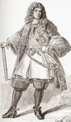 François de Neufville, 2. Herzog von Villeroy, 1644-1730. Französischer Soldat. Aus Les Heures Libres veröffentlicht 1908.