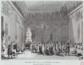 Französische Revolution: die Tage des 28., 29. und 30. Prairial des Jahres VII, die am 18.06.1799 zum Staatsstreich von Abbe Emmanuel-Joseph Sieyes führten