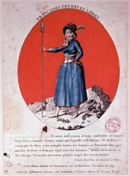 Franzosen wurden 1789 frei - Gravur, Carnavalet