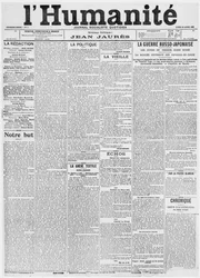 Titelseite, erste Ausgabe der Zeitung L