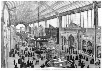 Galerie der verschiedenen Industrien, Weltausstellung, Paris, 1889