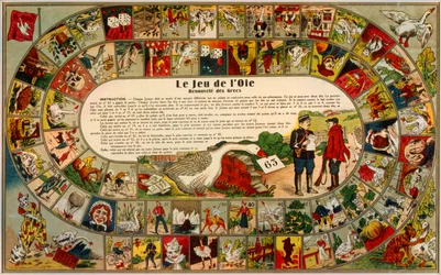 Gänsespiel, um 1925