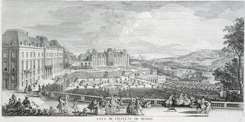 Gesamtansicht des Château de Meudon