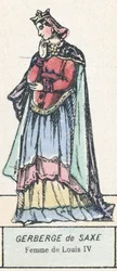 Gerberga von Sachsen, Frau von Ludwig IV.