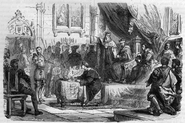 Große Tage von Poitiers (1531) unter Franz I. Die Großen Tage sind außergewöhnliche Gerichte, die letztendlich lokale Fälle entscheiden. Vorsitzender ist ein Kommissar des Königs und besteht aus professionellen Richtern, die aber fremd zur Provinz sind. Fr