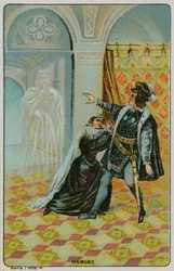 Hamlet - der Geist von Hamlets Vater erscheint