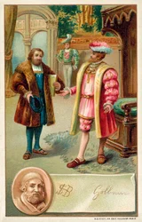 Hans Holbein mit König Heinrich VIII.