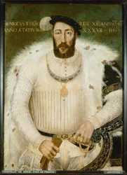 Heinrich II., König von Frankreich, im Alter von 37 Jahren