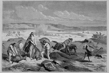 Jagd auf Guanako und Nandu in Argentinien