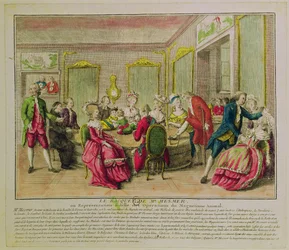 Hypnosesitzung mit Franz Anton Mesmer