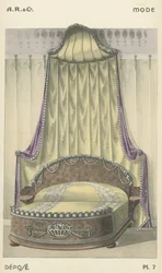 Illustration aus dem Innenarchitektur-Produktkatalog von A R & Cie, Frankreich