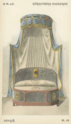 Illustration aus dem Innenarchitektur-Produktkatalog von A R & Cie, Frankreich