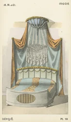 Illustration aus dem Innenarchitektur-Produktkatalog von A R & Cie, Frankreich