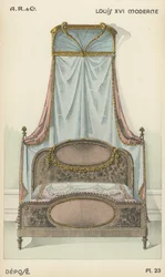 Illustration aus dem Innenarchitektur-Produktkatalog von A R & Cie, Frankreich