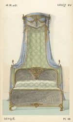 Illustration aus dem Innenarchitektur-Produktkatalog von A R & Cie, Frankreich