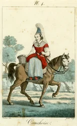 Illustration Nr. 4, Cauchoise-Kostüm