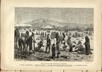 Im Lager der Pilger in Nazareth., Anonym, Der Pilger