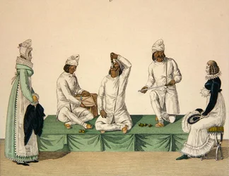 Indische Jongleure, Tafel 88 aus 
