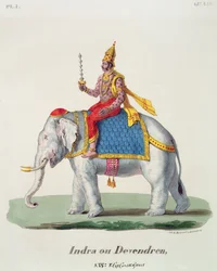 Indra oder Devendra, aus L