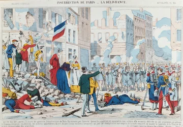 Aufstand von Paris, die Befreiung, 1871