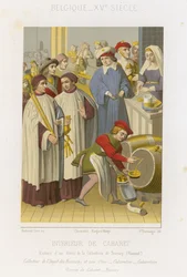 Innenraum eines Kabaretts